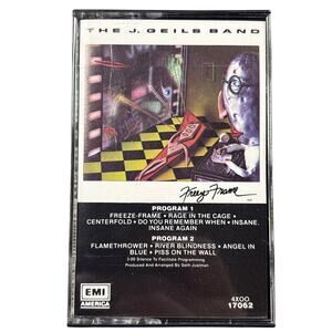 The J. Geils Band - Freeze Frame Cassette Tape 1981 EMI Records